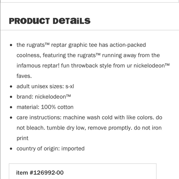 Rugrats Graphics Tee - Picture 10 of 11